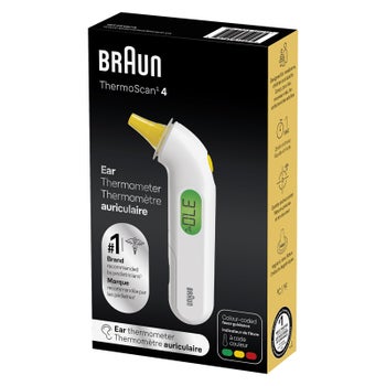 Braun ThermoScan 4 Ear Thermometer with 61 Lens Filters