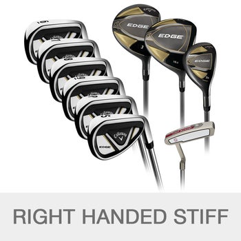 CALLAWAY LEGACY ゴルフクラブセット 9本 flexS Callaway Edge 10-piece Golf Club Set, Right Handed - Stiff Flex
