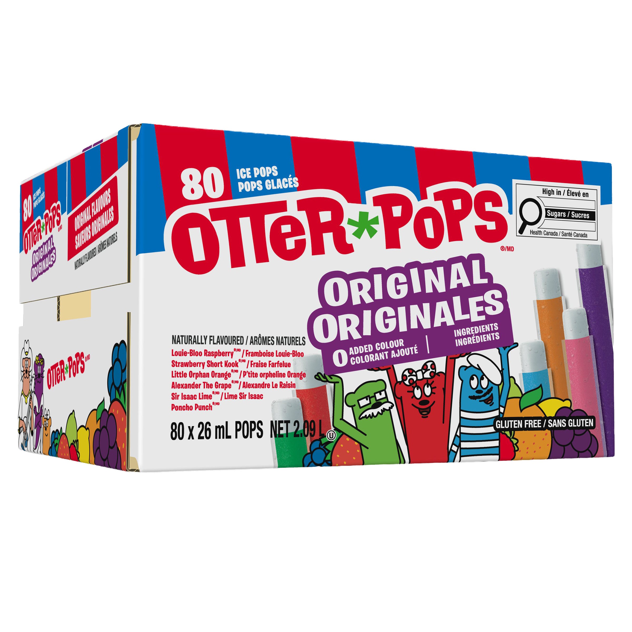 Otter Pops, Variety Pack, 80 × 26 ml | Costco