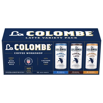 La Colombe Draft Latte Cold Brew Coffee, Variety Pack, 9 fl oz, 12