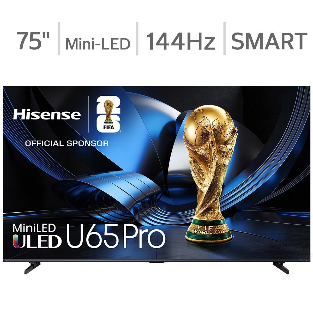 Hisense 75" Class - U65 Pro Series - 4K ULED MiniLED Smart TV - Allstate 3-Year Protection Plan Bundle Included for 5 Years of Total Coverage*