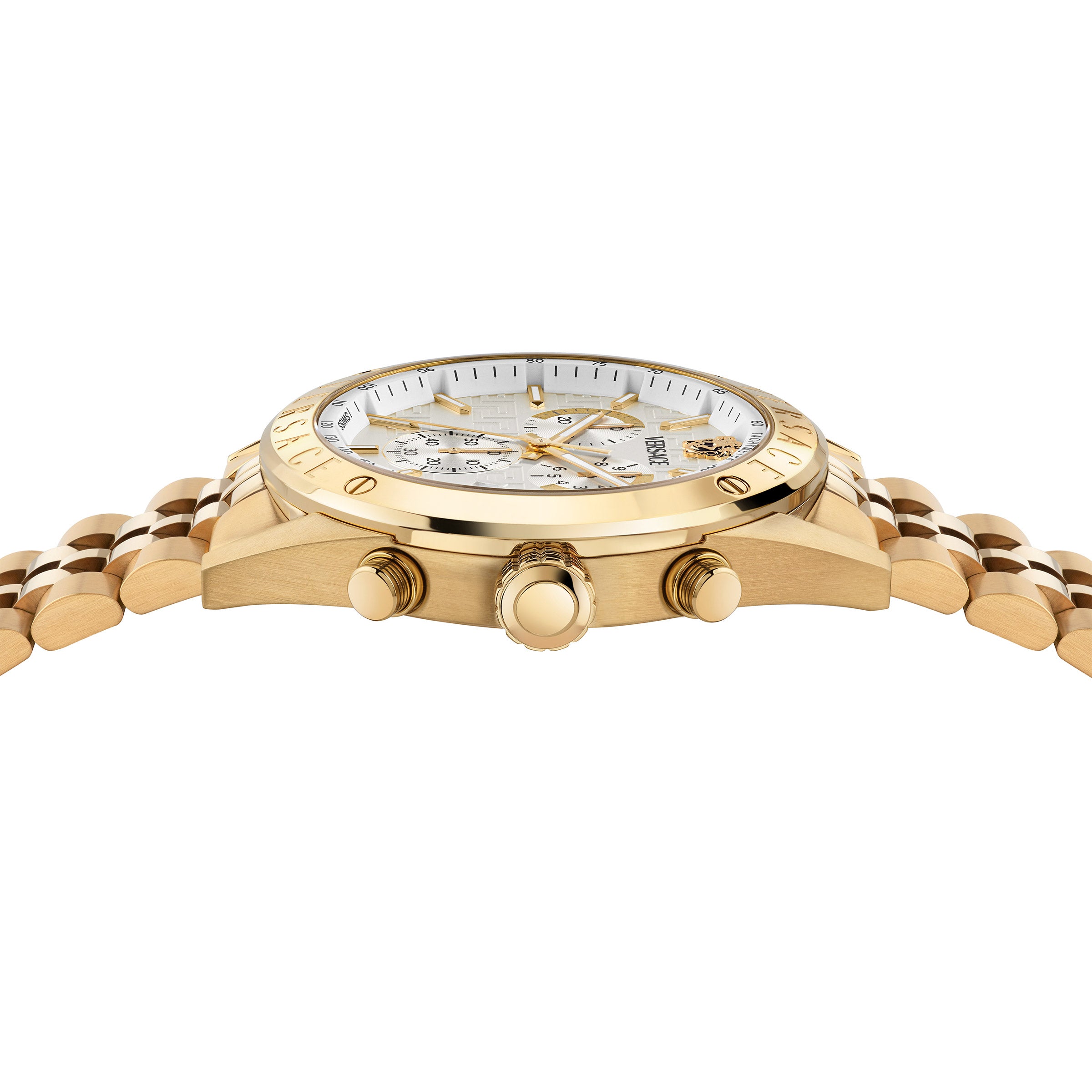 Versace Athletic Chrono Stainless Steel Quartz Men's Watch, 44mm