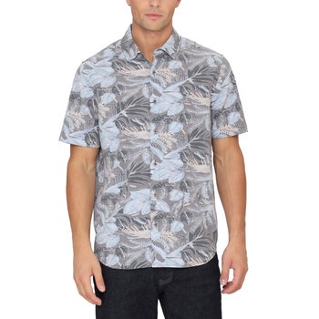 Ike Behar Men's Printed Short Sleeve Shirt