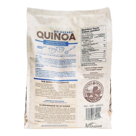 Provenance Grainways White Quinoa, 5 kg | Costco