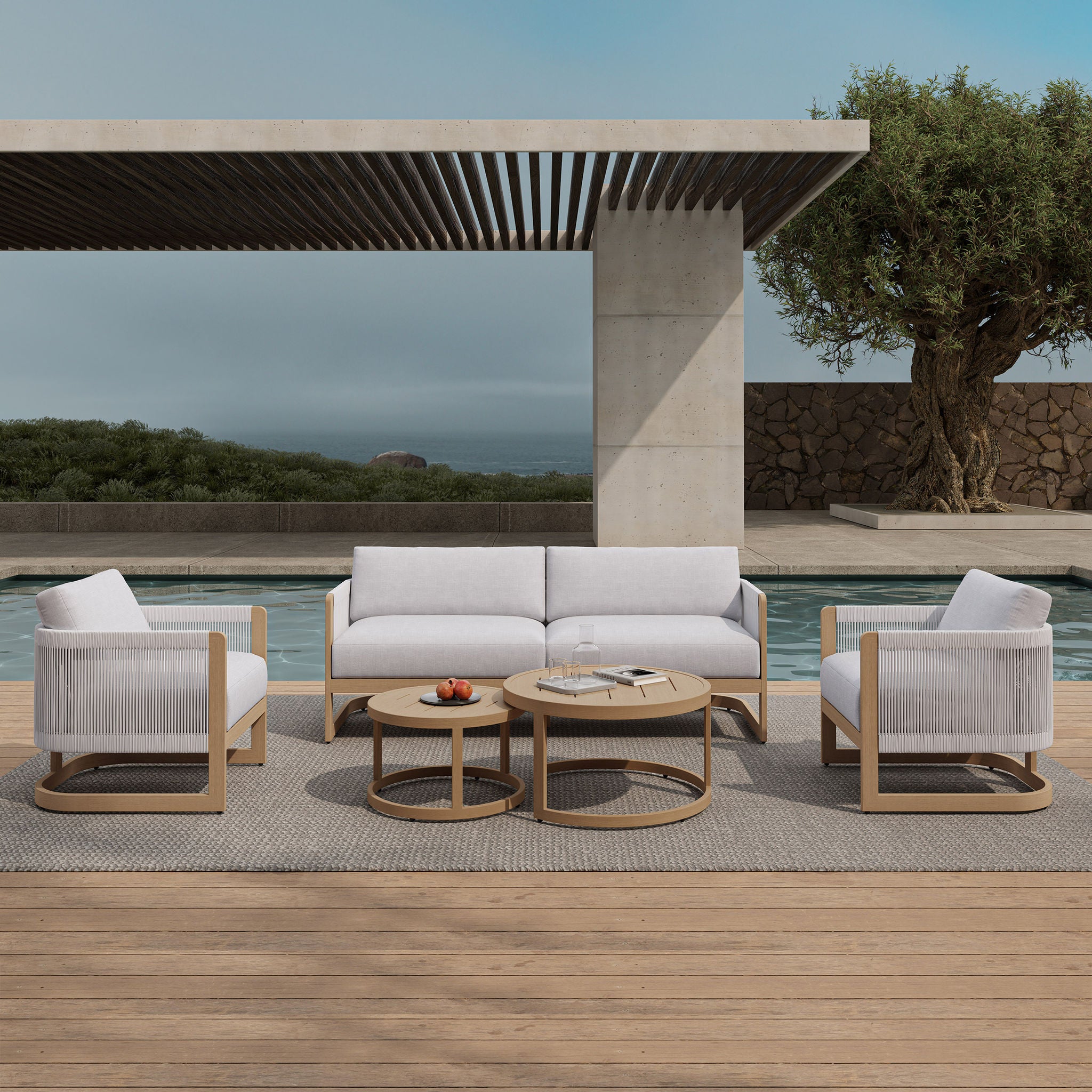OTTA Outdoor Venice 5-piece Outdoor Patio Seating Set | Costco
