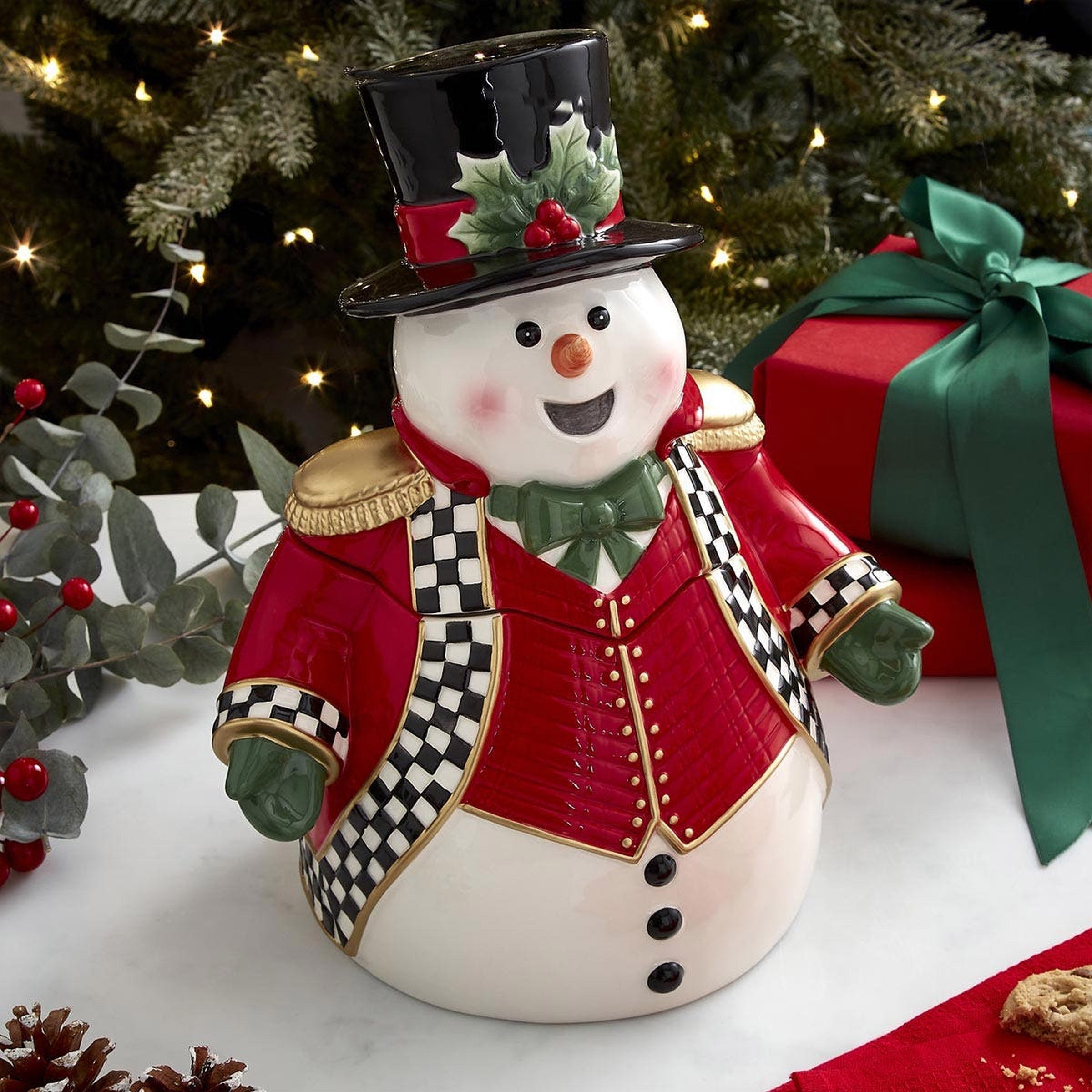 Spode Christmas Tree Collection - Snowman Cookie Jar | Costco