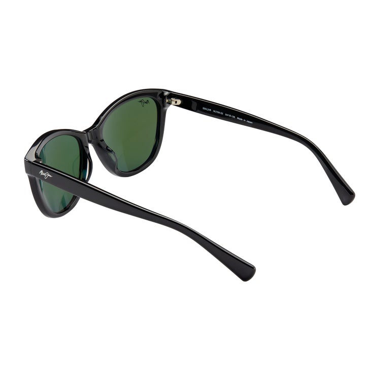 Maui Jim Canna B769-02 Gloss Black Blue Hawaii Polarized