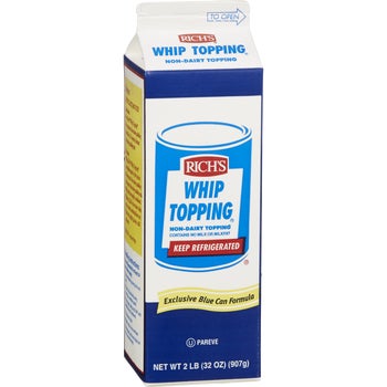 Rich's Whipped Topping, Non-Dairy, 2 lbs