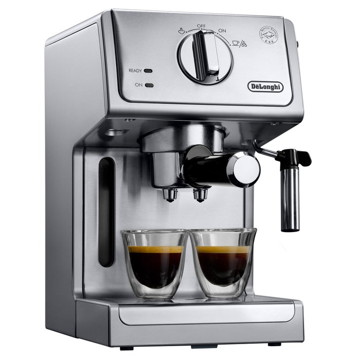 DeLonghi エスプレッソマシン ステンレス De'Longhi 15 Bar Stainless Steel Espresso and Cappuccino Machine