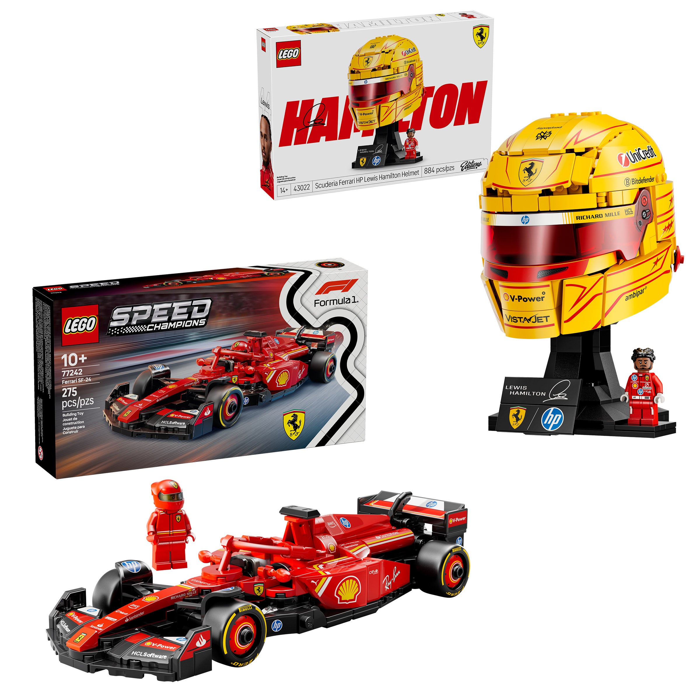 LEGO Lewis Hamilton Ferrari Bundle