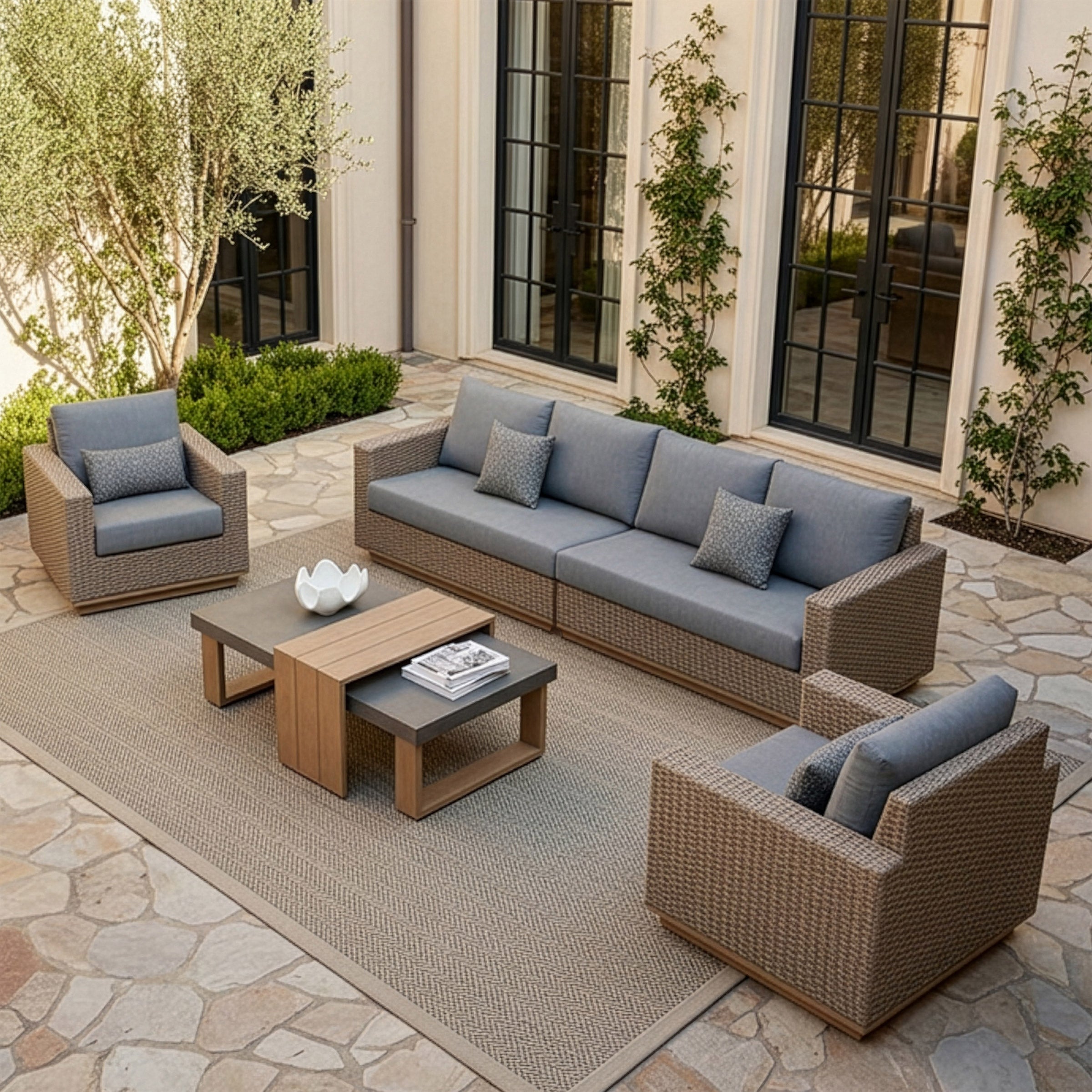 Grand Leisure Valleta 6-piece Outdoor Seating Set | Costco