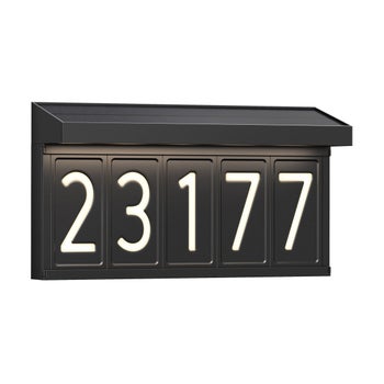 Costco Members: Artika Bowen Solar LED Address Wall Light $25 + Free S&H