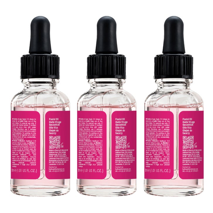 Dr. Botanicals Moroccan Rose Facial Oil with Hyaluronic Acid and
