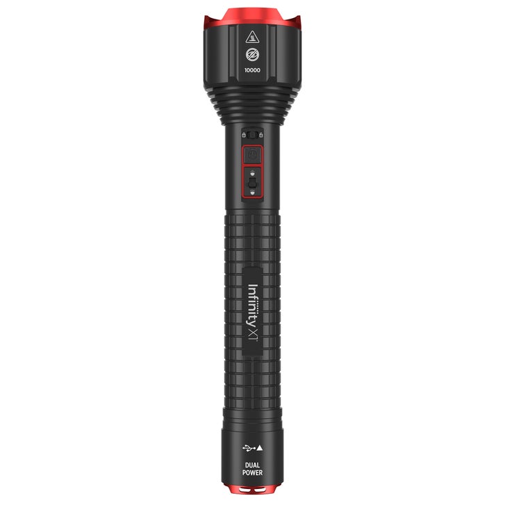 10000 lumen rechargeable flashlight Kodiak Tactical with Power Bank the orientation sensor activates automatically dimming after 3 seconds and turning off completely after 30 seconds Flashlight Durable Flashlight 10000 Lumens