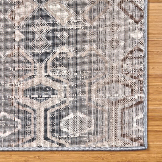 Sierra Indoor/Outdoor Area Rug, Mohave Gray Beige, 7’10” x 10’ | Costco