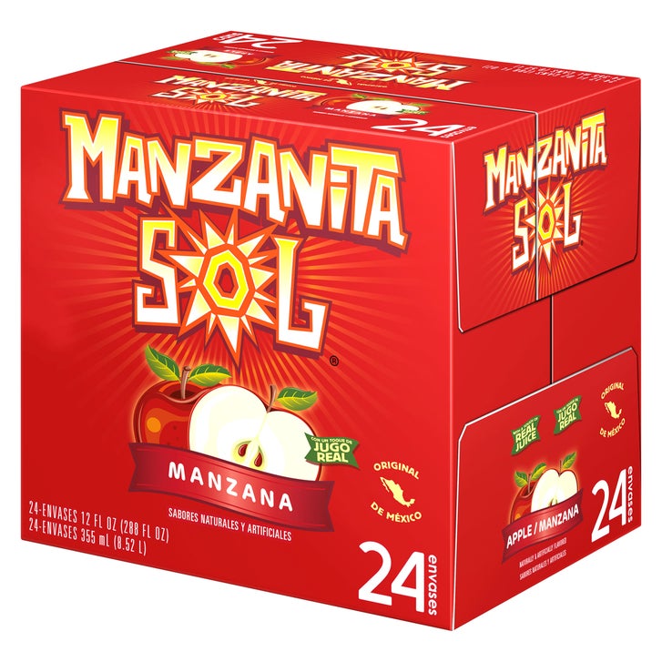 Manzanita Sol Apple Soda, 12 fl oz, 24-count | Costco