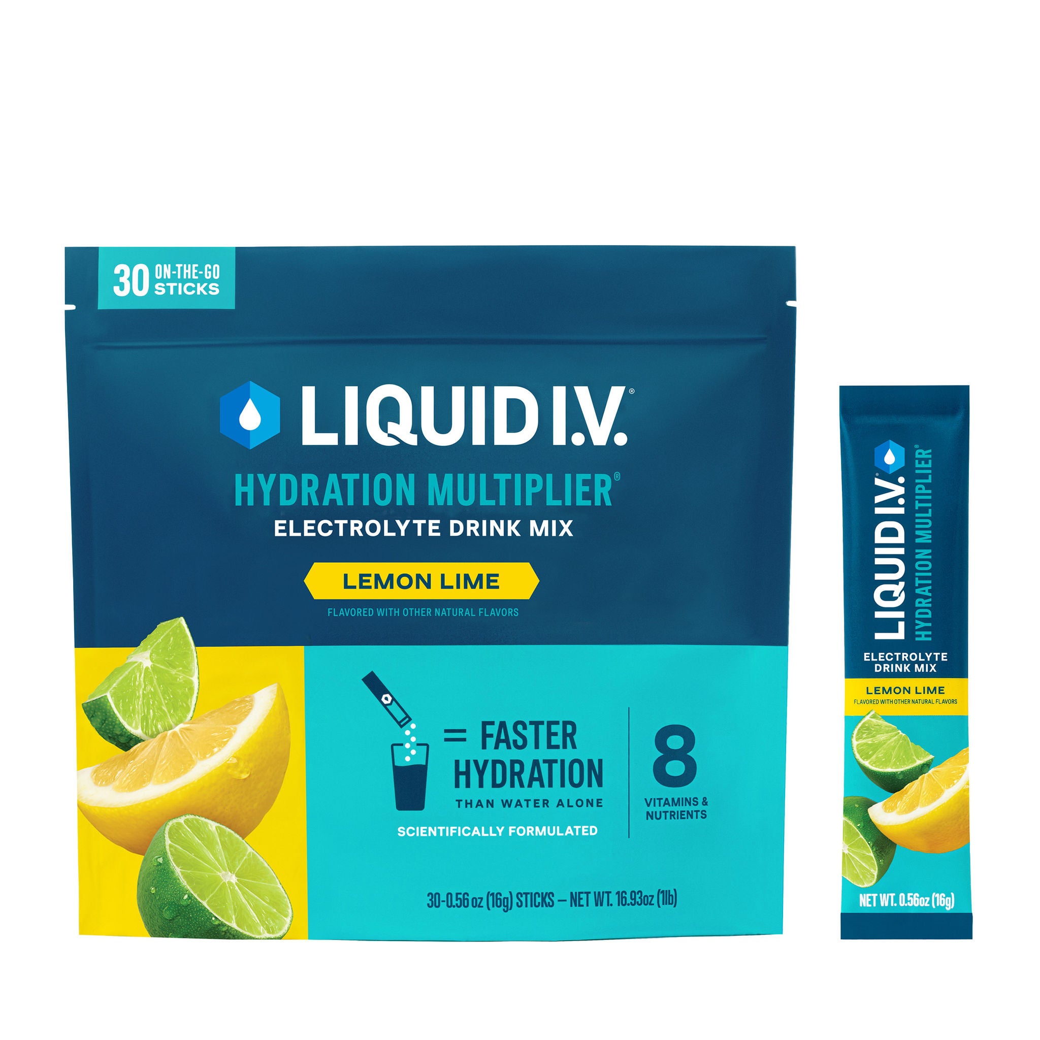 Liquid I.V. Hydration Multiplier, 30 Individual Serving Stick