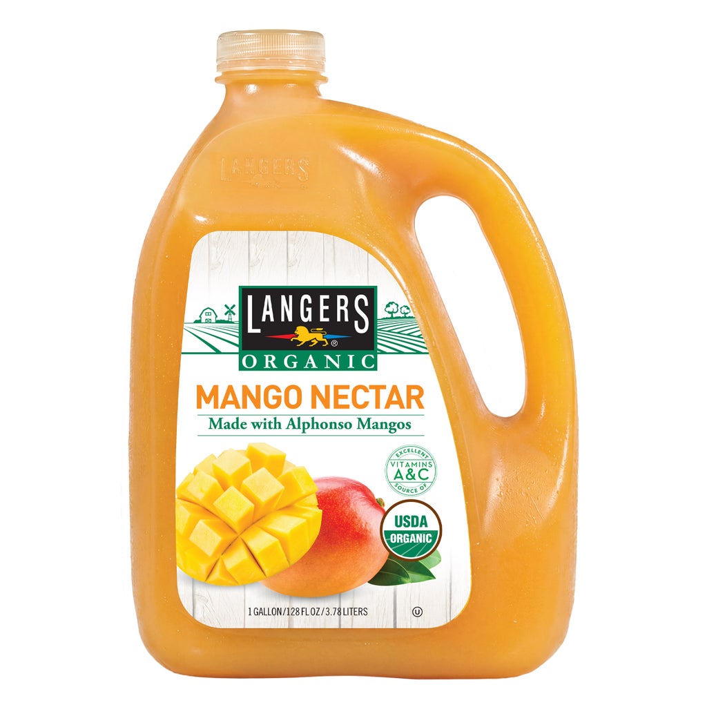 Langers Organic Mango Nectar Beverage, 128 fl oz | Costco