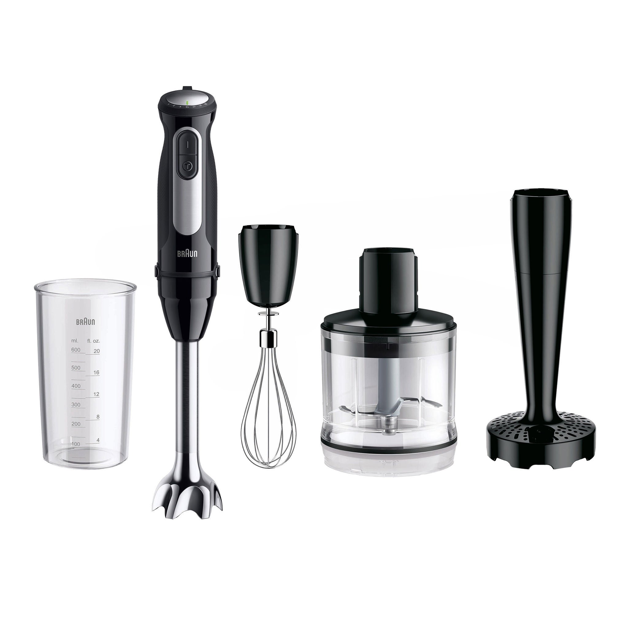 Braun MultiQuick 5 Pro 4-in-1 Immersion Blender with 25 Speeds