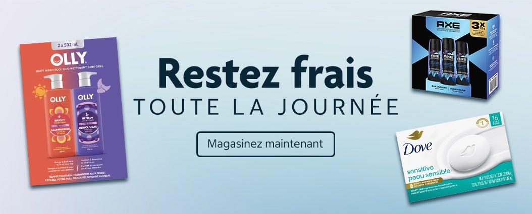 Restez frais toute la journée Magasinez maintenant