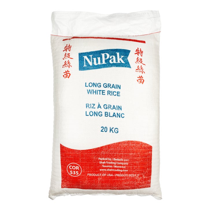 NuPak Long Grain White Rice, 20 kg | Costco