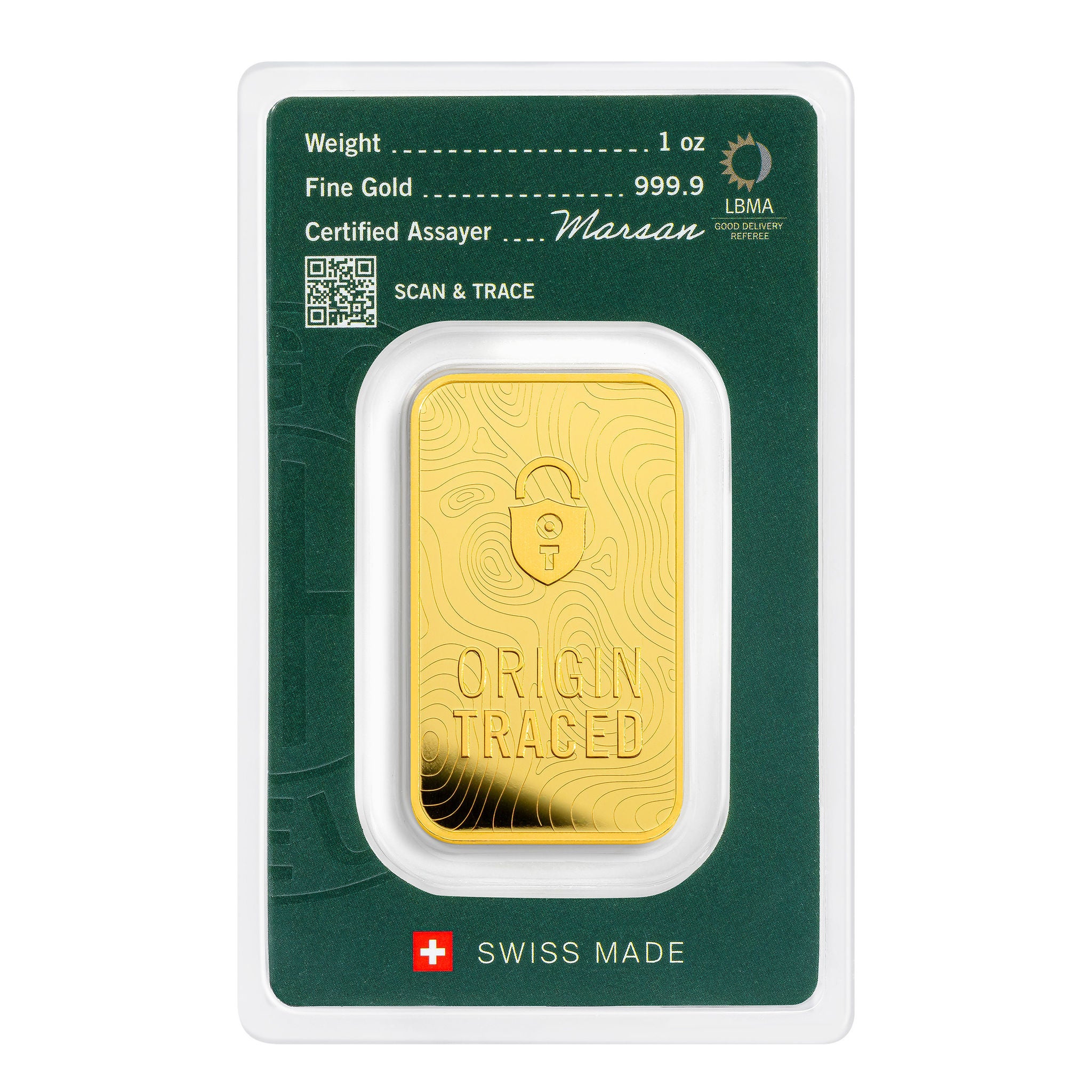 1 oz Gold Bar Argor Heraeus Origin Traced (New in Assay) | Costco