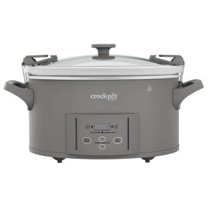 Crock-Pot Design Series 6.63 L (7 qt.) Programmable Slow Cooker with Bonus Travel Bag