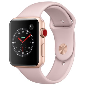 Apple Watch Series 3 GPS + Cellular with Pink Sand Sport Band