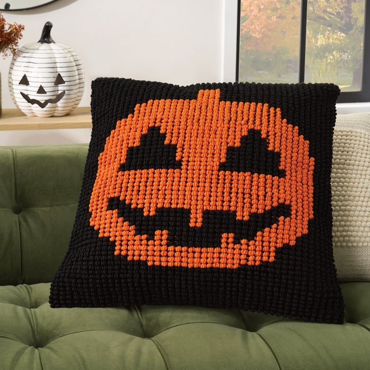 Mina Victory Loop Halloween Pillow, 22” x 22