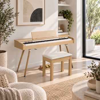 Artesia Serenikey Modern Digital Piano Bundle with Wireless Pedals