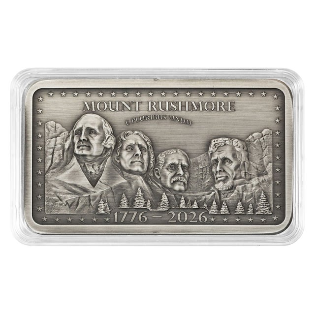 10 oz PAMP Mount Rushmore Antiqued