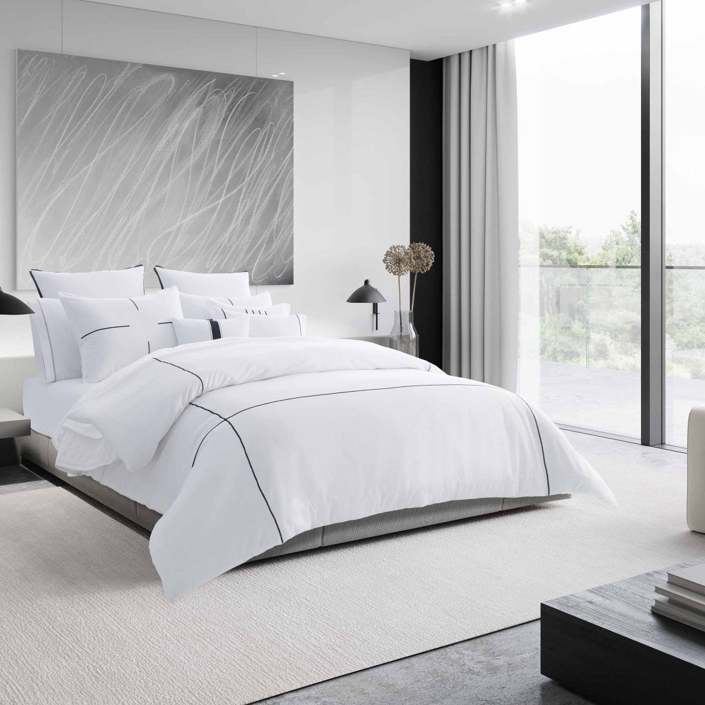 Vera Wang 8-piece Duvet Cover Set, Zig Zag | Costco