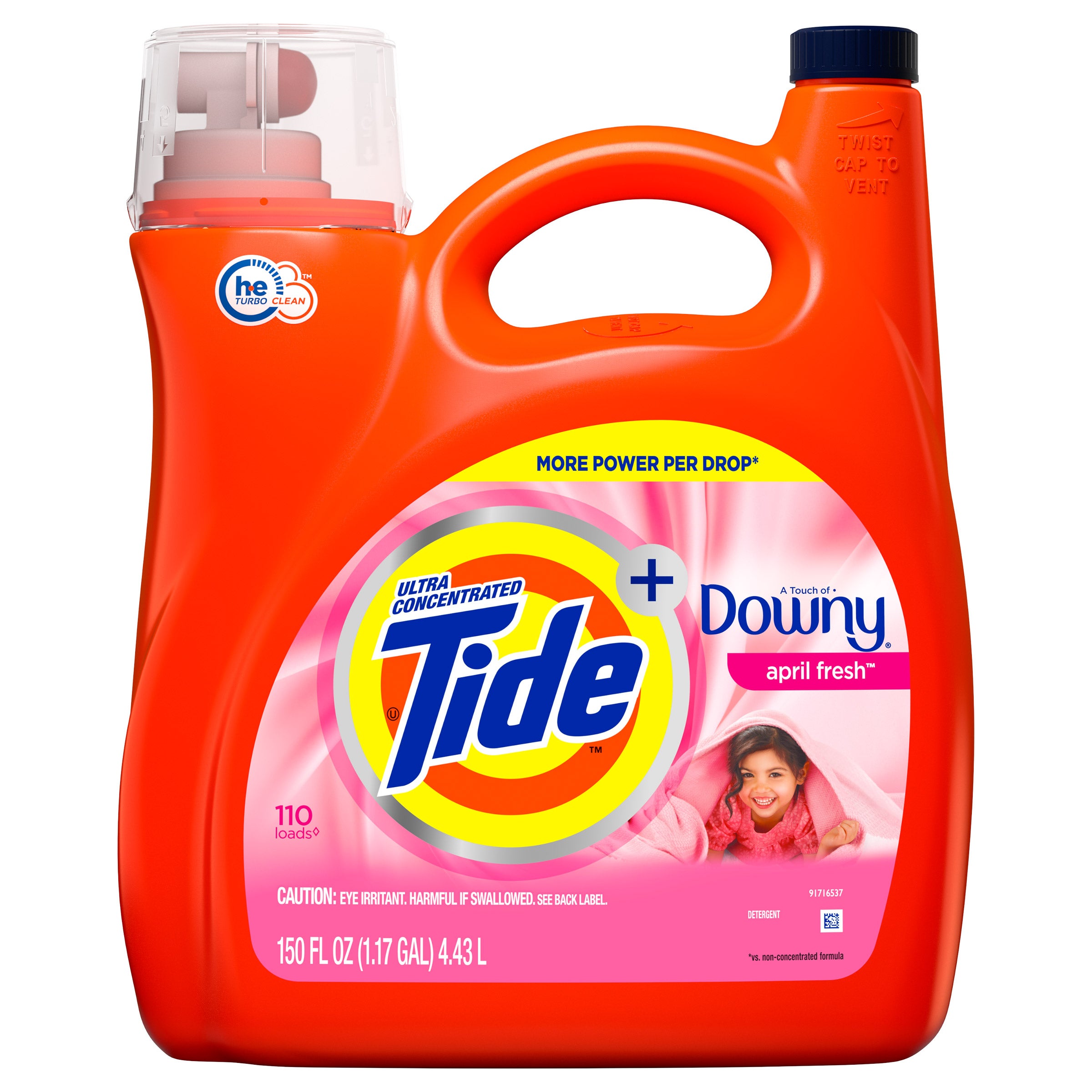 Tide Ultra Concentrated with Downy HE Liquid Laundry Detergent