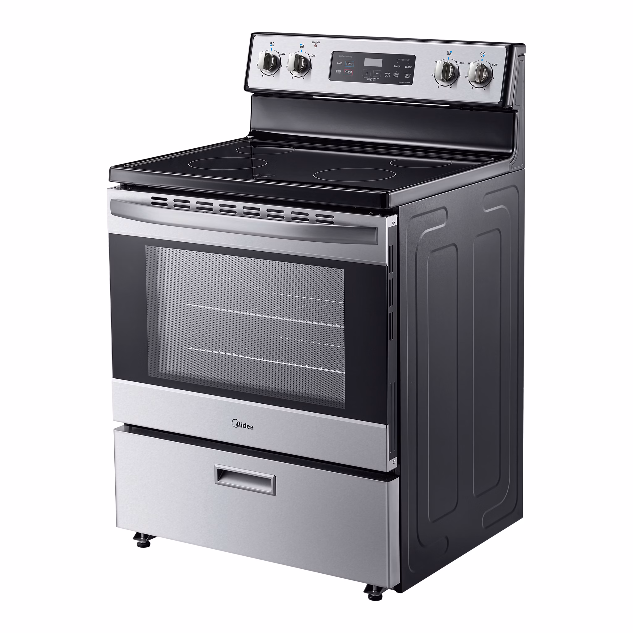 Midea stainless steel electric range