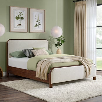 Thomasville Daxton Wood and Upholstered Bed Frame | Costco