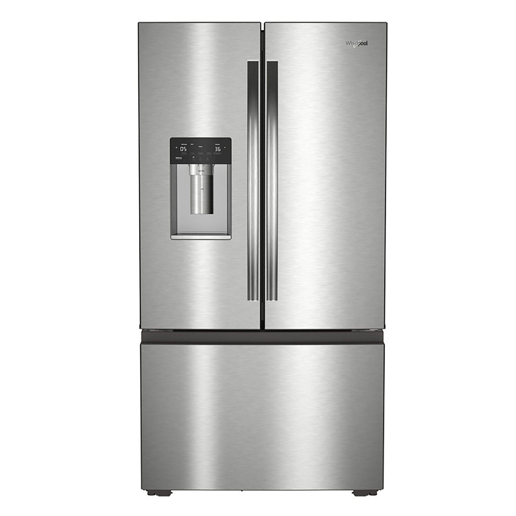 Whirlpool 23 cu. ft. Counter Depth French Door Refrigerator with Dual Ice Makers