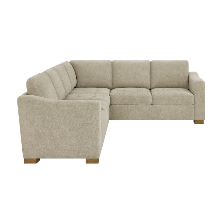 Costco Thomasville ソファ※現地引取のみ Thomasville Ellsford 2-piece Fabric Sectional, Beige | Costco