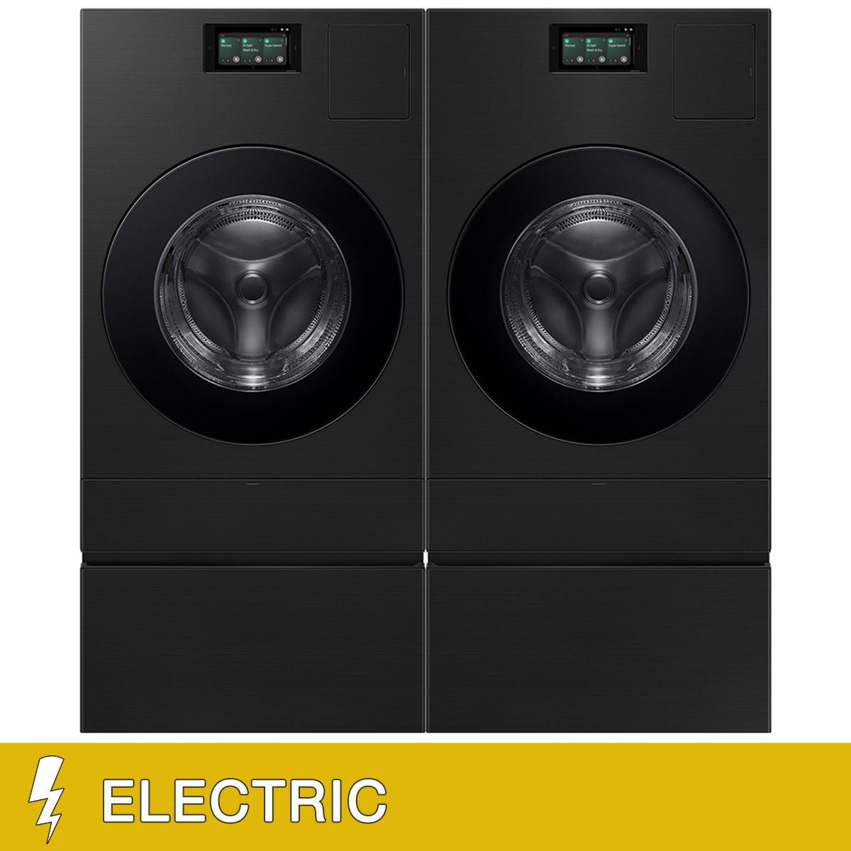 Samsung 5.3 cu. ft. Bespoke AI Laundry Ventless Combo All-in-One Ultra Capacity Washer and Heat Pump Dryer Pair with Pedestals