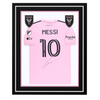 Lionel Messi Inter Miami Deluxe Framed Autographed 2022-23