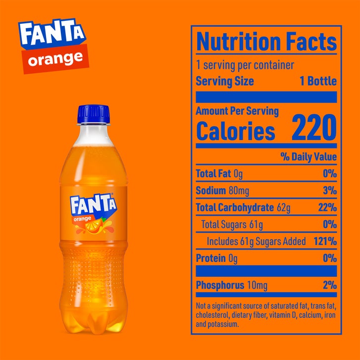 Fanta, Orange, 16.9 fl oz, 24 ct | Costco