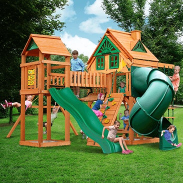 Professionally Installed Playsets and Accessories