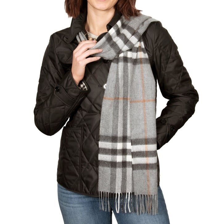 Burberry Check Cashmere Scarf | Costco