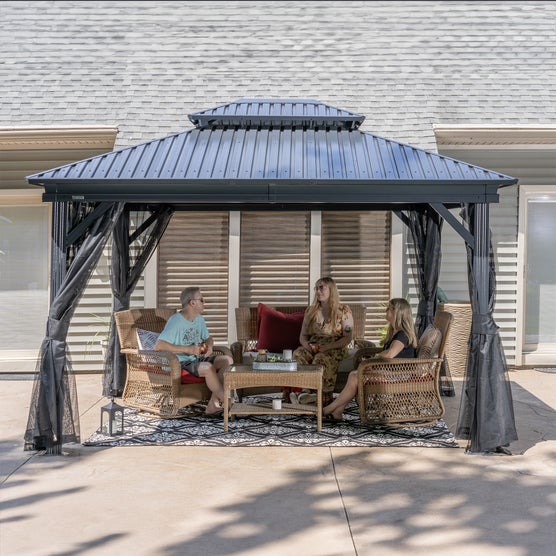 ♡即完新品 Cozue Ninomiya × OUTDOOR PRODUCTS♡ Sojag Kiana 10x12 Gazebo with Mosquito Netting | Costco
