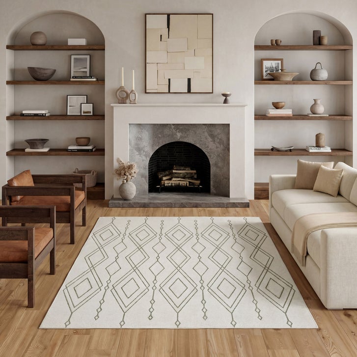 Nourison Garden Spring Indoor/Outdoor Rug, Frostline, 7'10” x 9'10