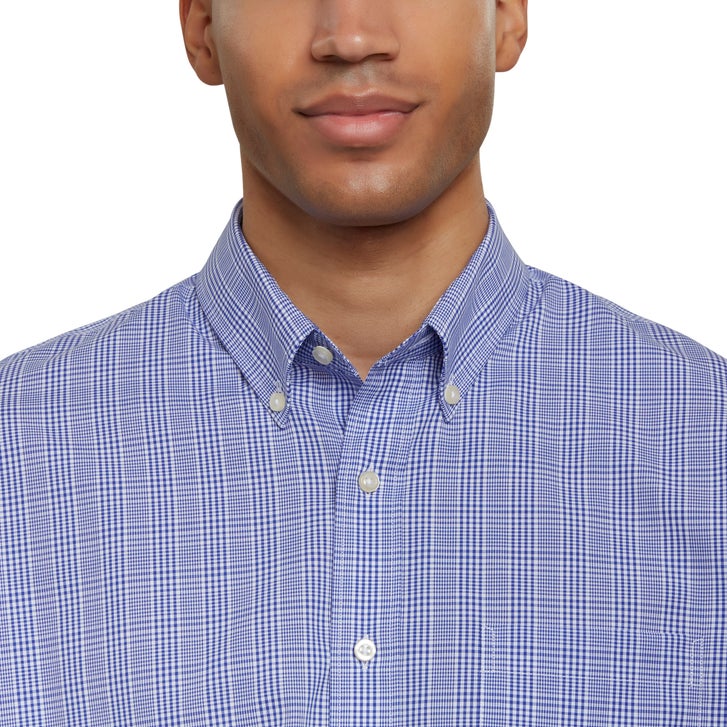 blue and white plaid dress shirt Kirkland Signature Men's Traditional Fit Shirt, Navy Blue Satin Tiered prom dress trends 2024 Color:Lake Blue (SteelBlue) Made of cotton blend