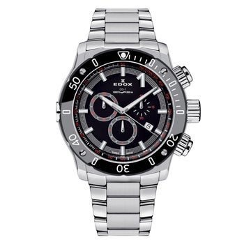 セレクト Edox Chronoffshore-1 Stainless Steel Chronograph Men's Quartz