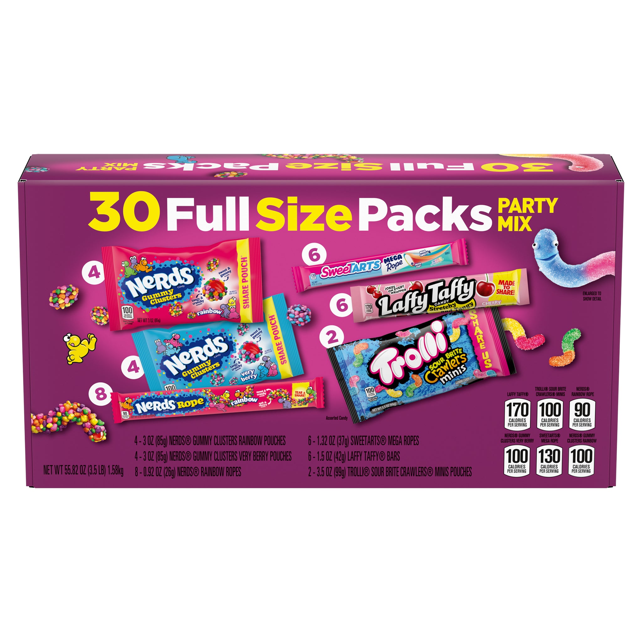 Ferrara Full Size Packs Party Mix, Variety Pack, 30 ct | Costco