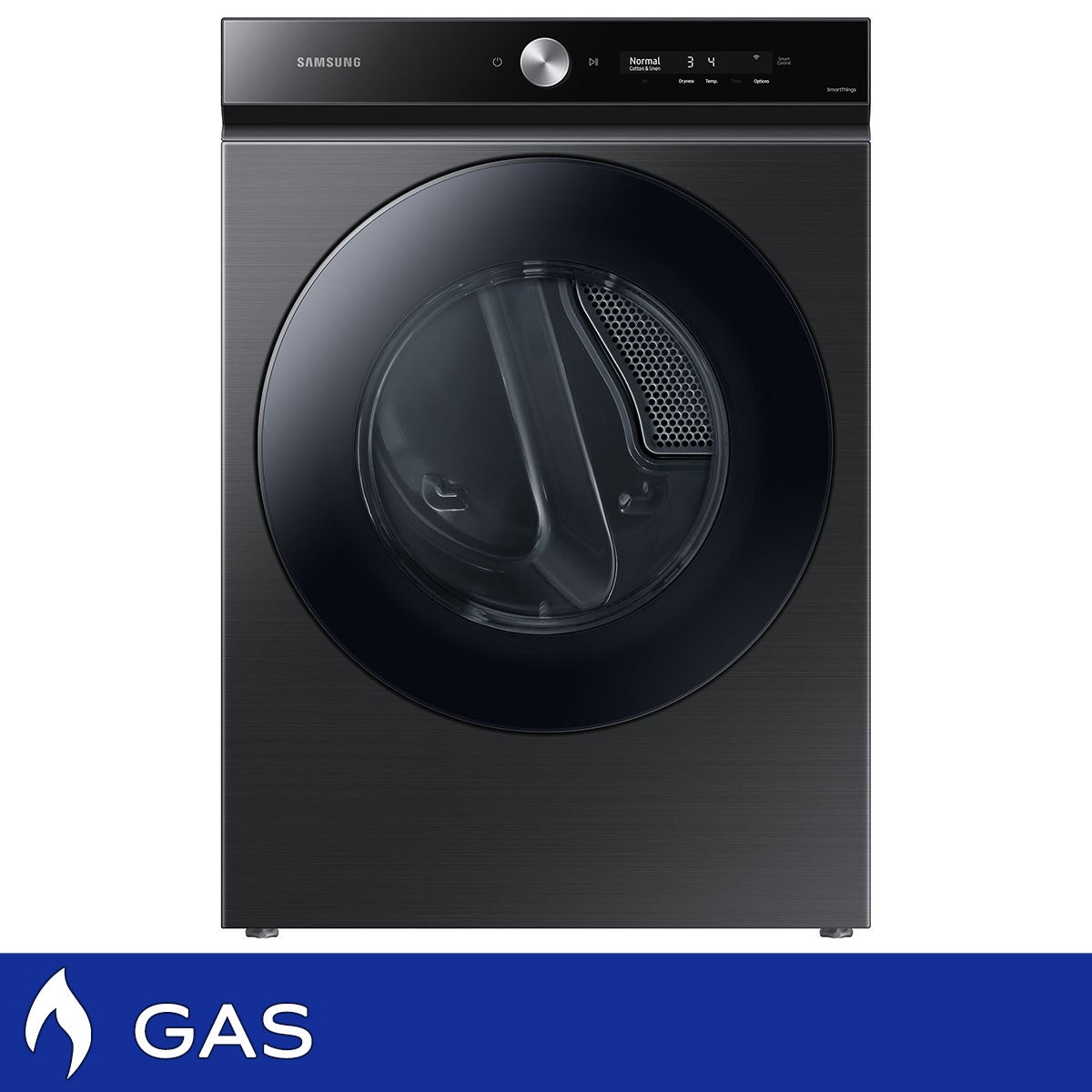 Samsung Bespoke 7.6 cu. ft. Ultra Capacity GAS Dryer with Super Speed Dry and AI Smart Dial