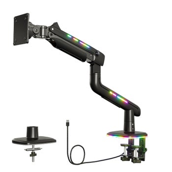 AVF 27" - 57" Huanuo Full Motion LED Single Desk Mount