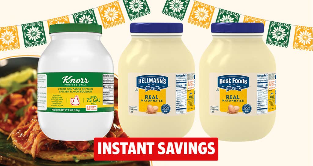 INSTANT SAVINGS on Knorr Professional Caldo de Pollo, Chicken Bouillon, 7.9 lbs and Best Foods & Hellmann's Real Mayonnaise, 1 Gallon